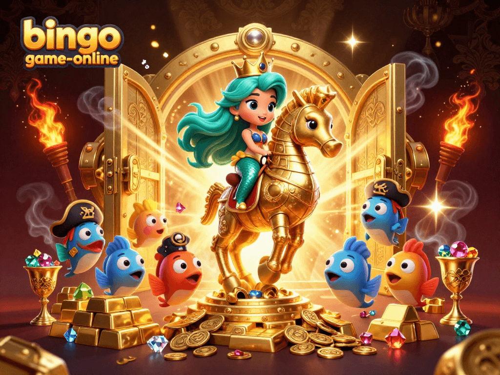 Experience jackpot excitement with bingo-game-online in this vibrant casino-themed artwork.