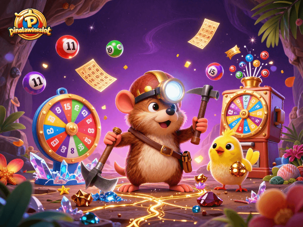 Play PinataWinsSlot and enjoy exciting gaming with vibrant symbols all around!