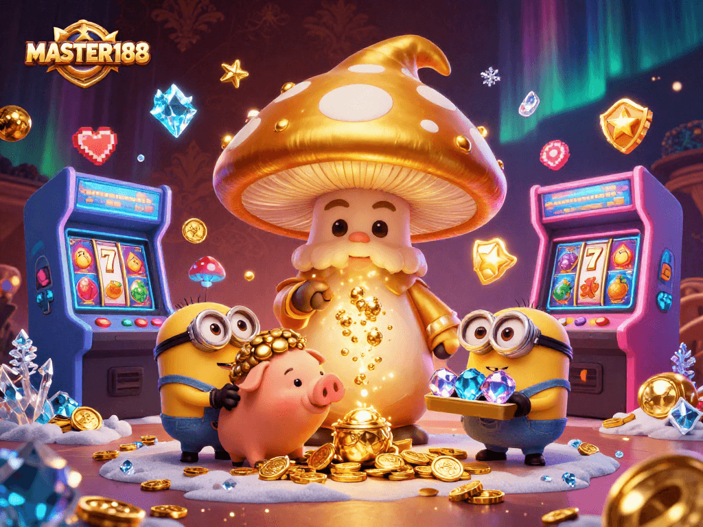 Master188 enhances your casino experience with magical treasures and vibrant gaming elements.