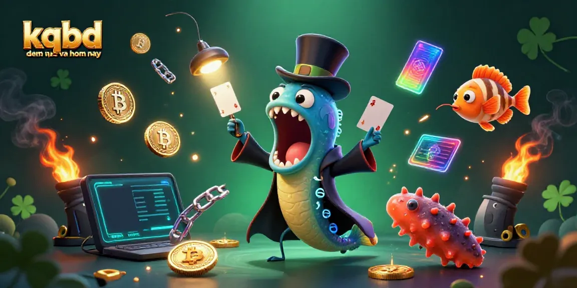 Engage with kqbd dem qua va hom nay in this vibrant 3D illustration showcasing a magical underwater scene with unique sea creatures.