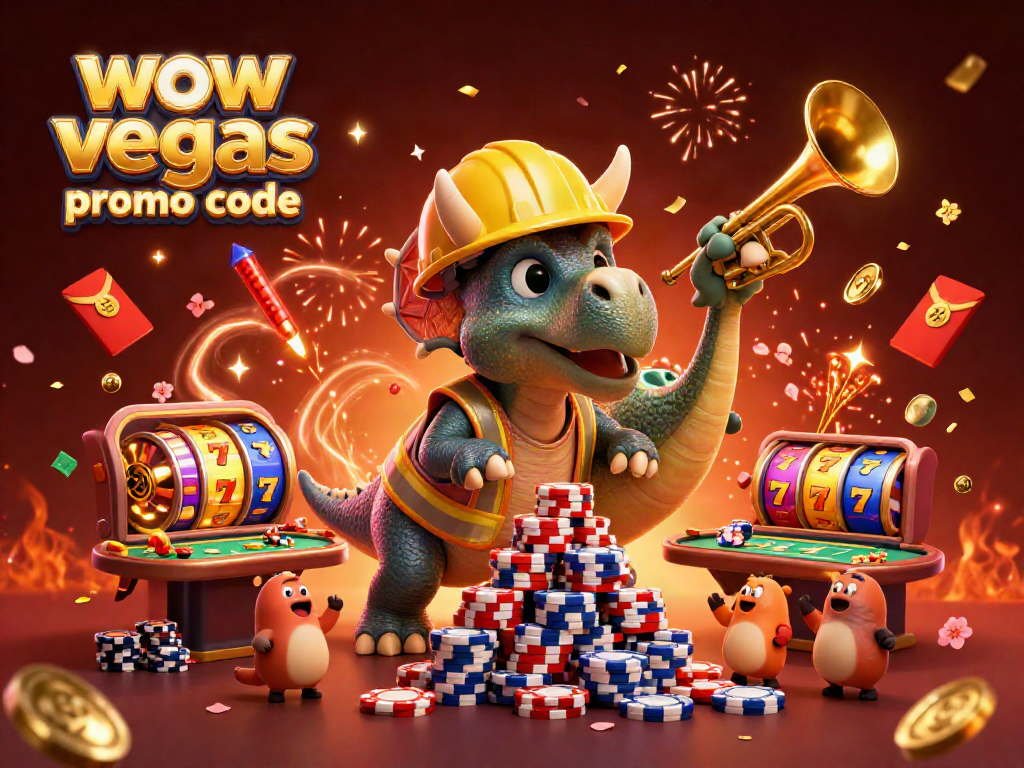 Join the action with the wow vegas promo code for exclusive bonuses and excitement in this casino scene.