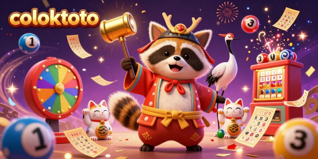 Experience engaging gaming at coloktoto with lively cartoon characters and dynamic lottery elements.