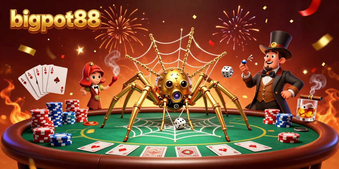 Engage with bigpot88 through immersive gaming experiences featuring rich casino-themed elements.