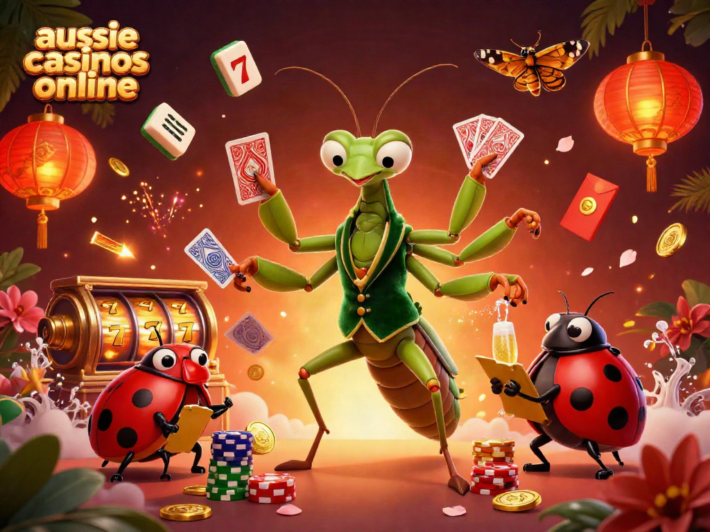 Join the excitement at aussie casinos online with vibrant characters and dynamic gaming elements.