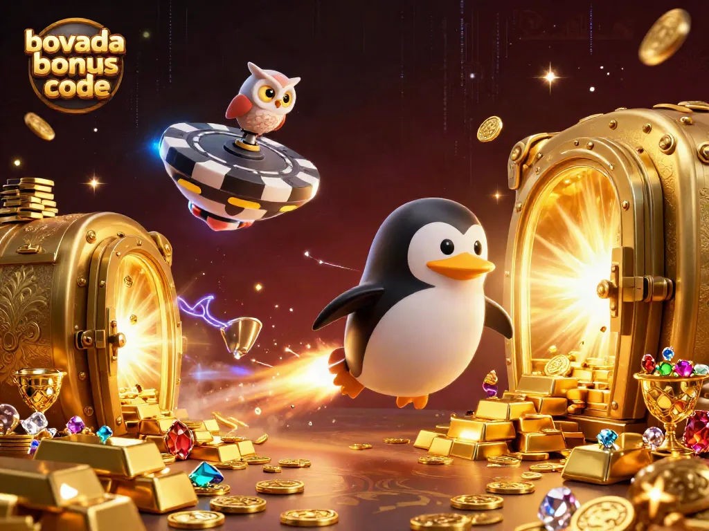 Spin winning Bovada bonus code for exciting casino rewards in an illustrated adventure.