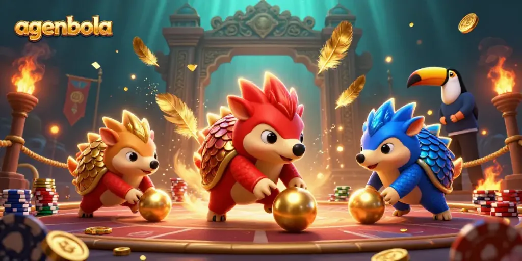 Experience competitive agenbola action with pangolins in an exciting casino atmosphere.
