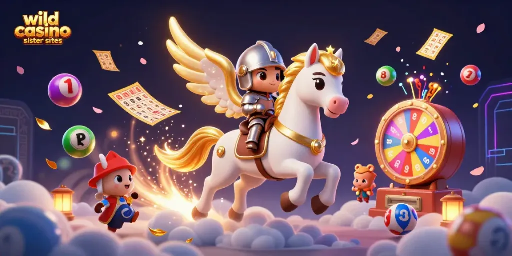 Gain insights into wild casino sister sites with vibrant games and lottery elements in action.