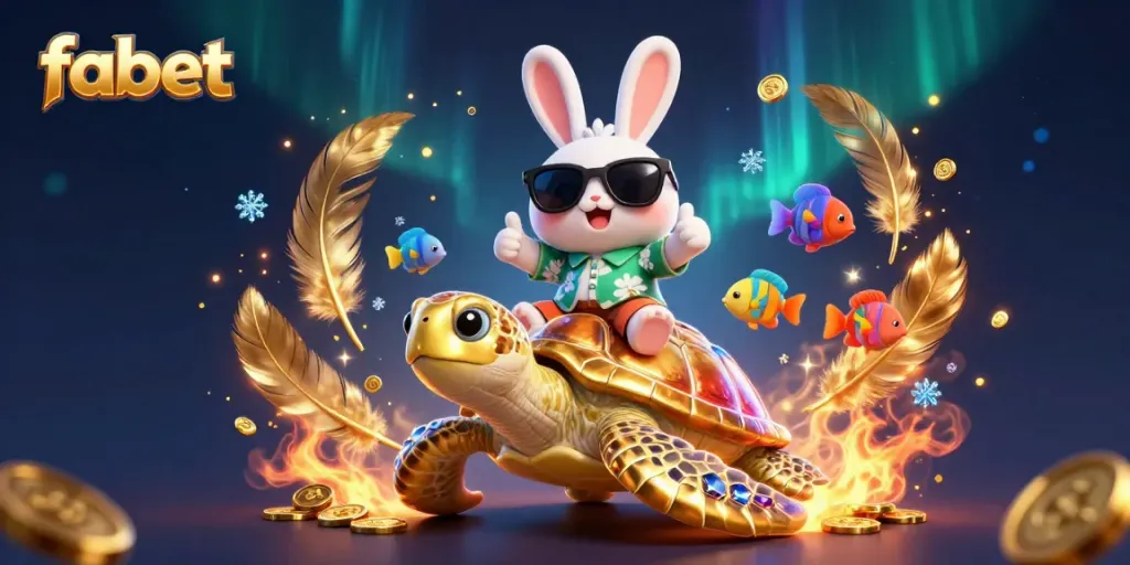 Engage with fabet's thrilling underwater adventure, featuring fun characters and exciting casino elements.