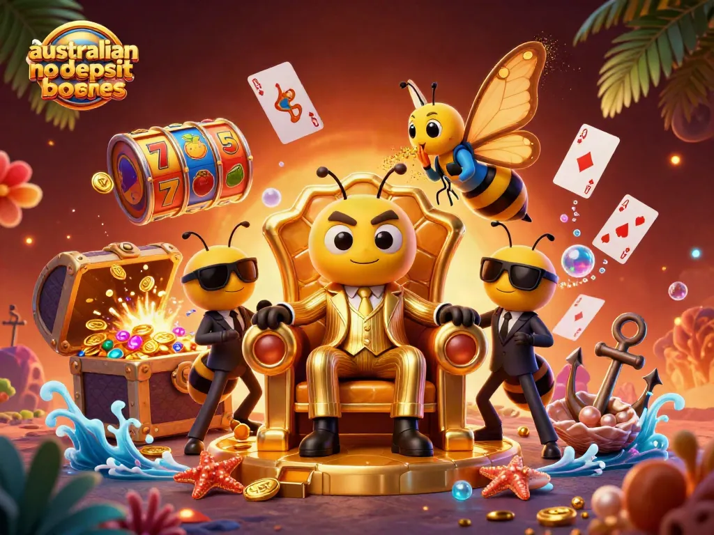 Explore Australian no deposit casino bonuses with exclusive offers and vibrant visuals.