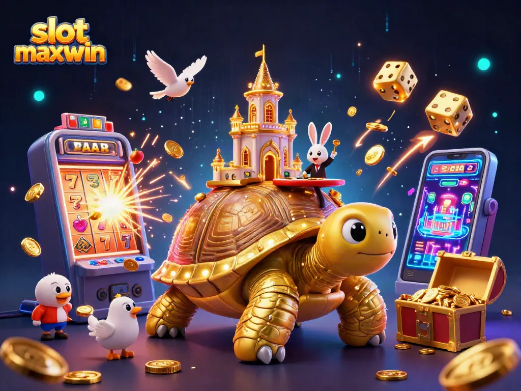 Experience thrilling wins with slot maxwin in an energetic casino scene.