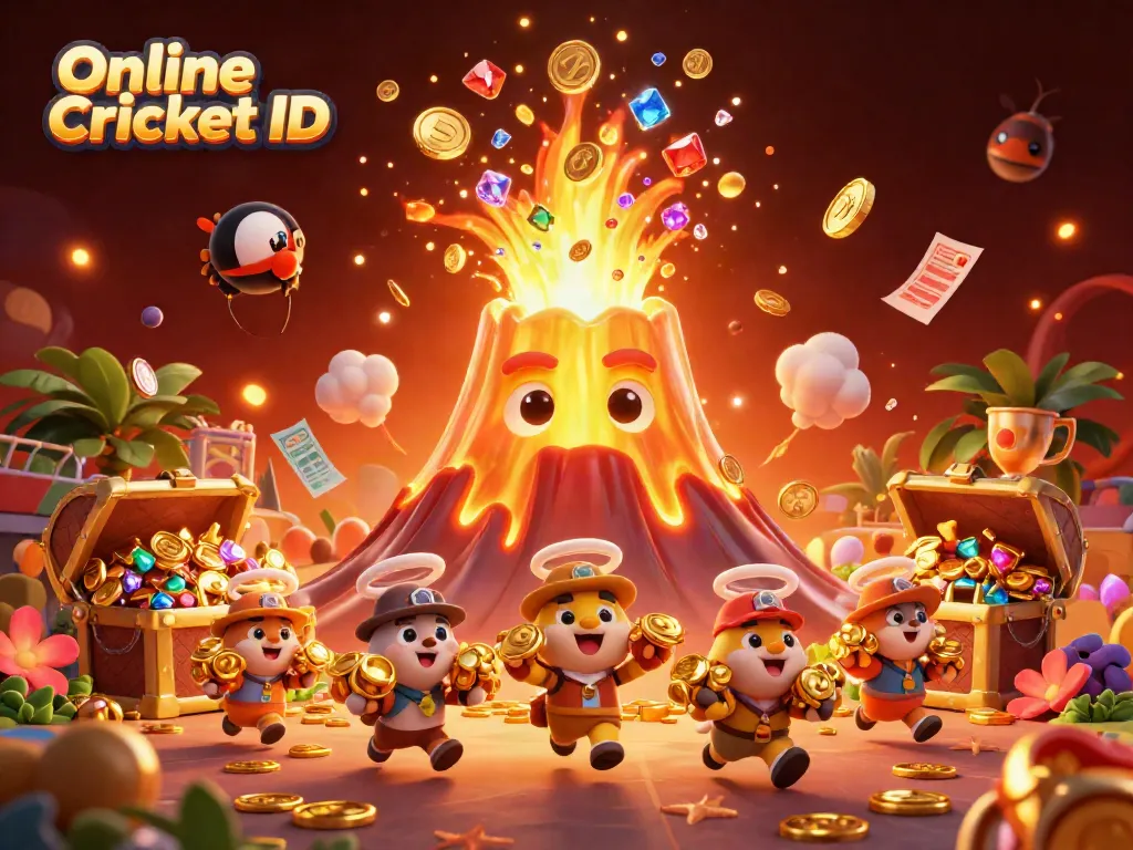 Bet on cricket with a secure Online Cricket ID, experiencing a thrilling eruption of treasures and gaming excitement.