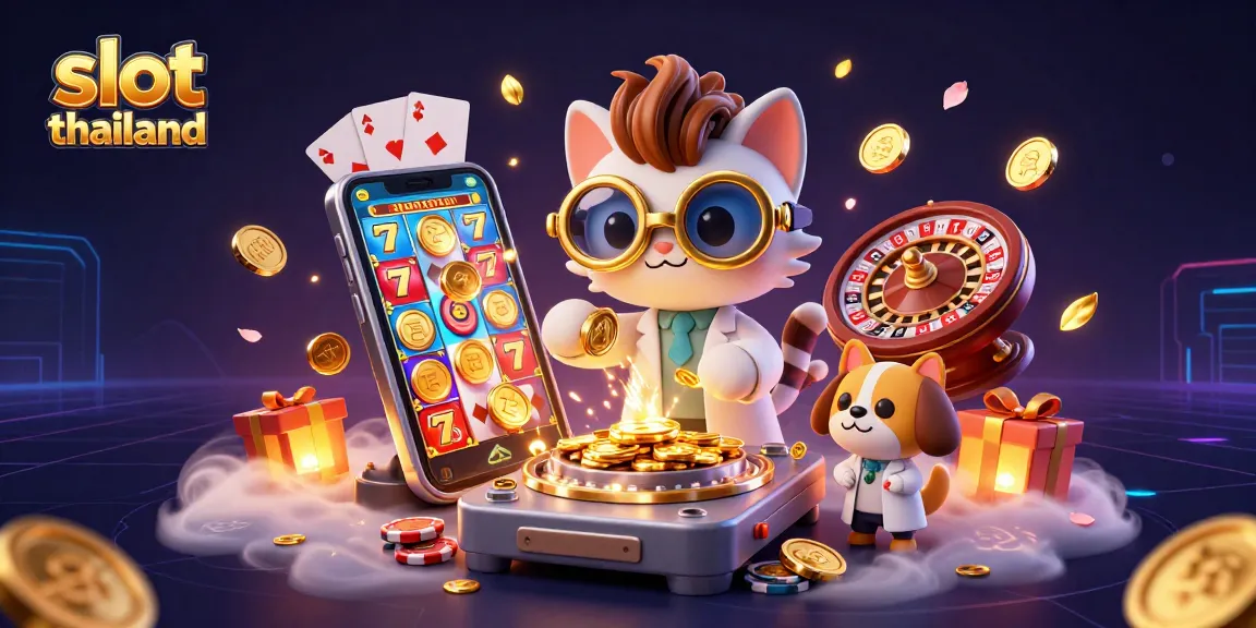Spin the reels at slot thailand with golden coins and exciting gameplay elements.