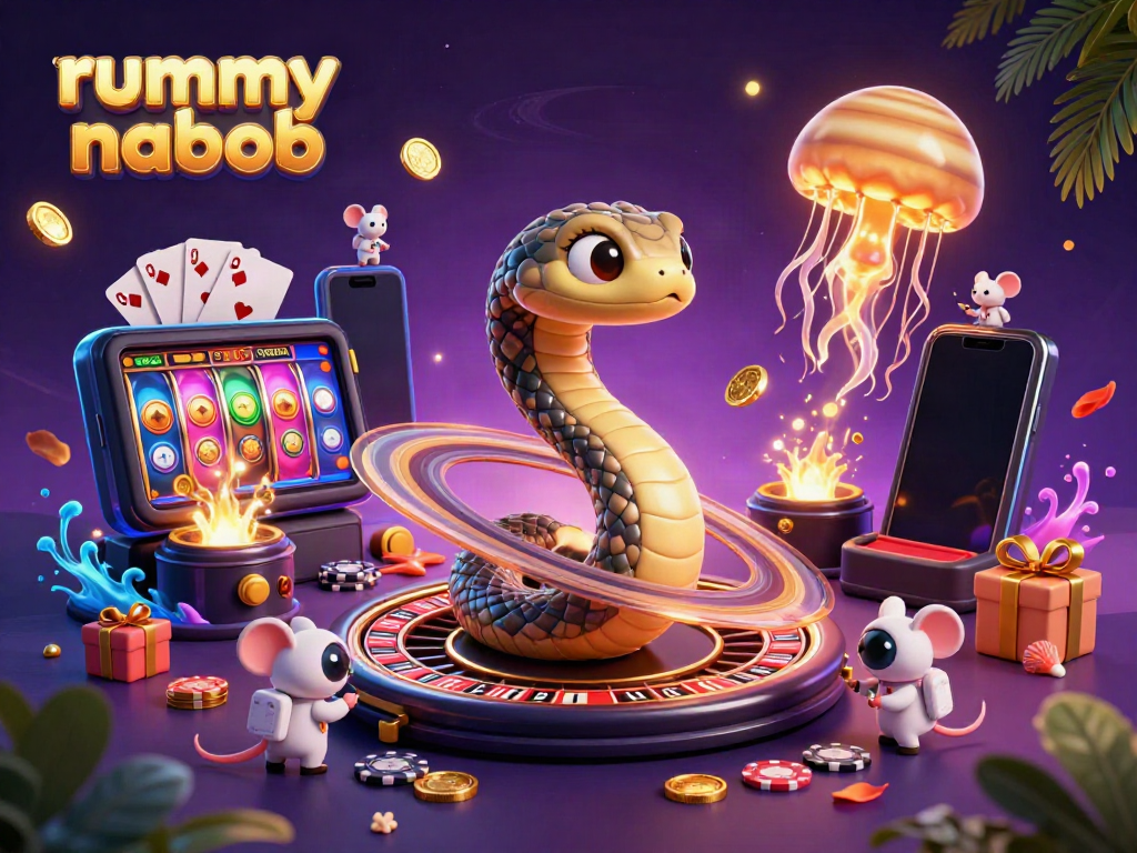 Rummy Nabob menawarkan pengalaman bermain dengan simbol keberuntungan dan hadiah menanti!